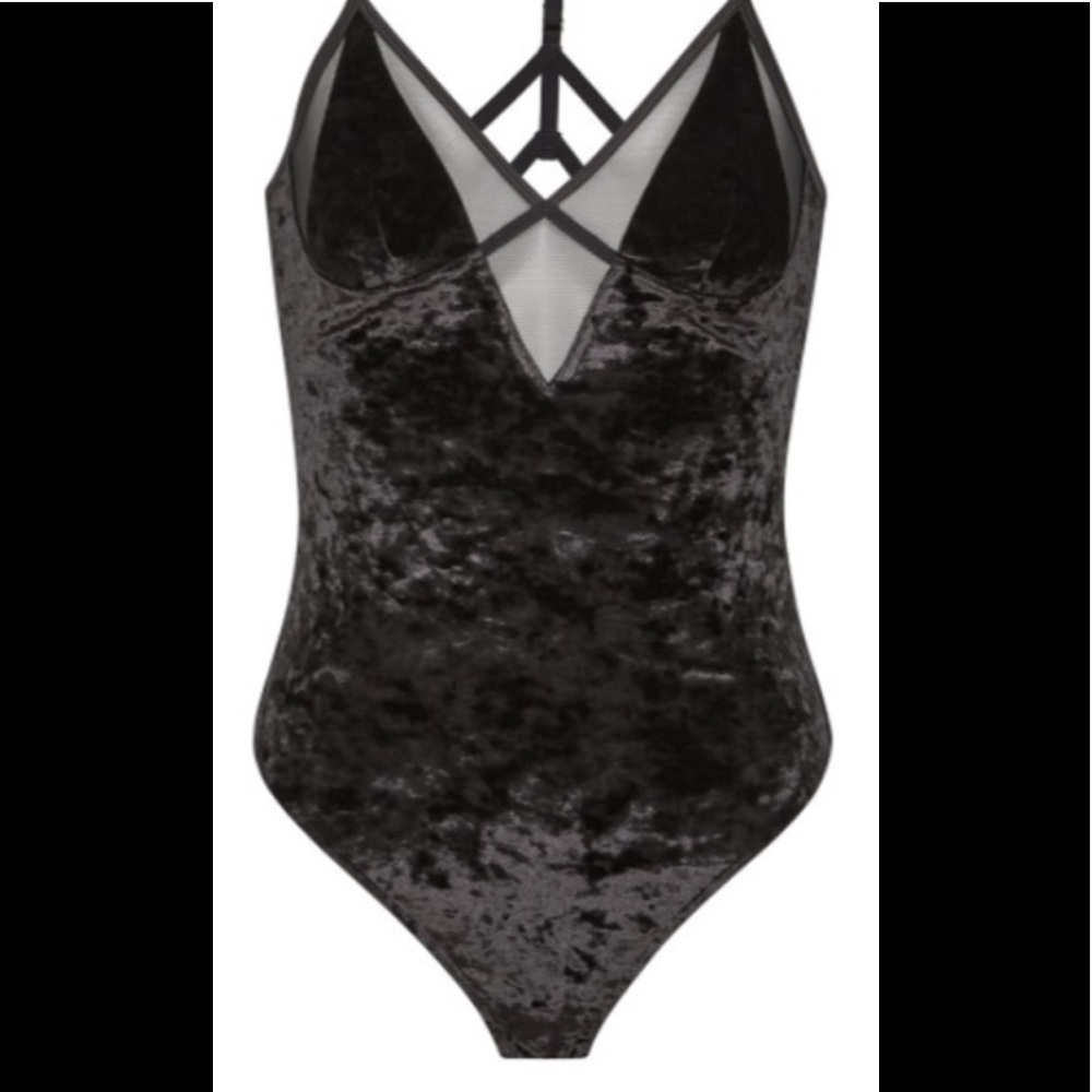 Sam Edelman velvet bodysuit